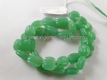 Chrysoprase Carved Nugget Beads