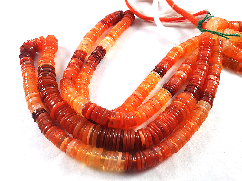 Order Fire Opal Smooth Tyre Shape Big Beads At Wholesale Price - Jindal ...