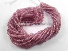 Purple Spinel Smooth Roundelle Beads