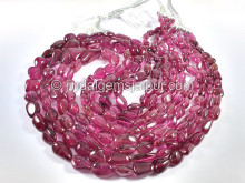 Rubellite Smooth Nuggets Shape Beads