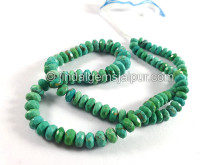 Turquoise Faceted Roundelle Shape Beads