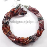 Multi Spinel Step Cut Bolt Shape Beads Multi Spinel Step Cut Bolt Shape Beads