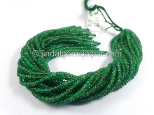 Emerald Smooth Roundelle Shape Beads