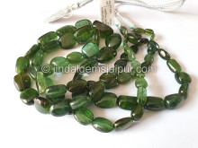 Green Tourmaline Smooth Nuggets Beads