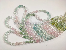 Multi Aquamarine Faceted Drops Shape Beads