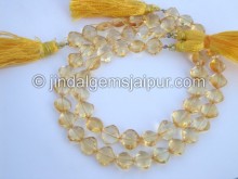 Citrine Faceted Kite Shape Beads