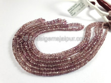 Malaya Garnet Faceted Roundelle Shape Beads