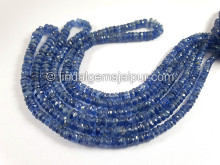 Kyanite Faceted Roundelle Shape Beads