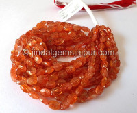 Sunstone Faceted Oval Shape Beads