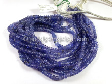 Tanzanite Smooth Roundelle Shape Beads