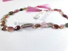 Watermelon Tourmaline Smooth Slices Beads