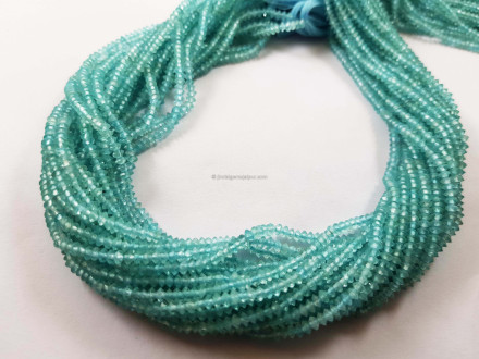 Sky Blue Apatite micro german cut beads Sky Blue Apatite micro german cut beads