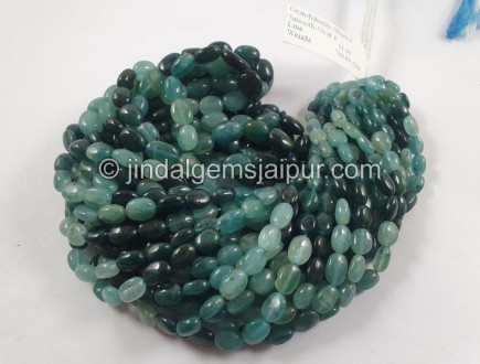 Grandidierite Shaded Smooth Oval Beads Grandidierite Shaded Smooth Oval Beads
