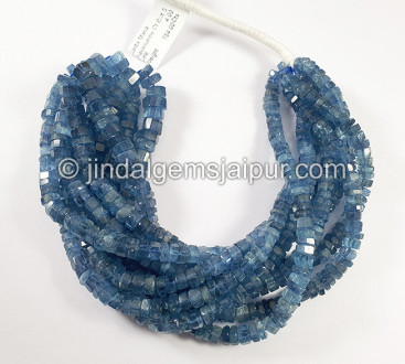 Santa Maria Aquamarine Cut Bolt Shape Beads Santa Maria Aquamarine Cut Bolt Shape Beads