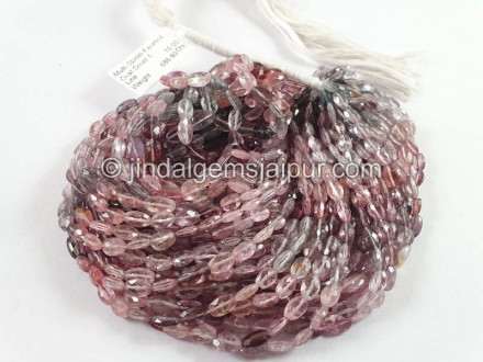 Multi Spinal Faceted Oval Beads Multi Spinal Faceted Oval Beads