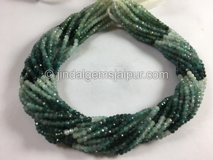 Grandidierite Shaded Micro Cut Round Beads Grandidierite Shaded Micro Cut Round Beads