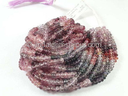 Multi Spinel Big Smooth Roundelle Beads Multi Spinel Big Smooth Roundelle Beads