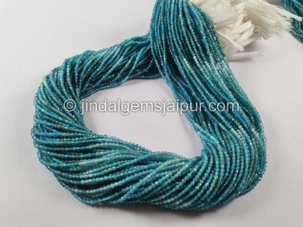 Neon Apatite Shaded Faceted Round Beads Neon Apatite Shaded Faceted Round Beads