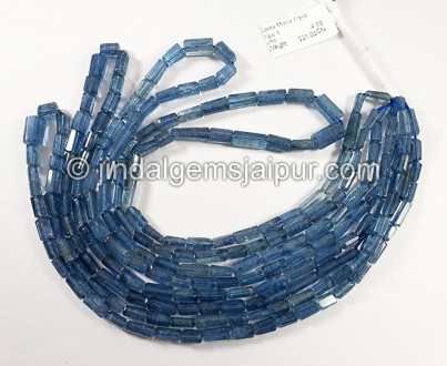 Santa Maria Aquamarine Cut Pipe Shape Beads Santa Maria Aquamarine Cut Pipe Shape Beads