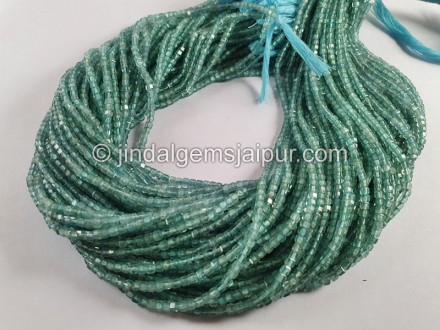 Sky Blue Apatite Cut Cube Beads Sky Blue Apatite Cut Cube Beads