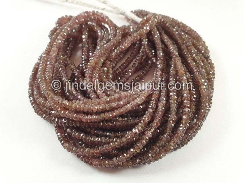 Colour Change Garnet Faceted Roundelle Beads