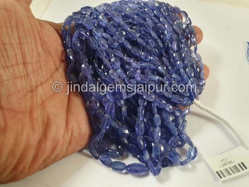 Tanzanite Faceted Oval Beads