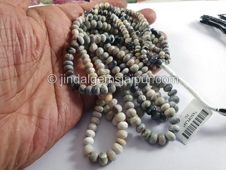 Australian Opal Smooth Roundelle Shape Beads