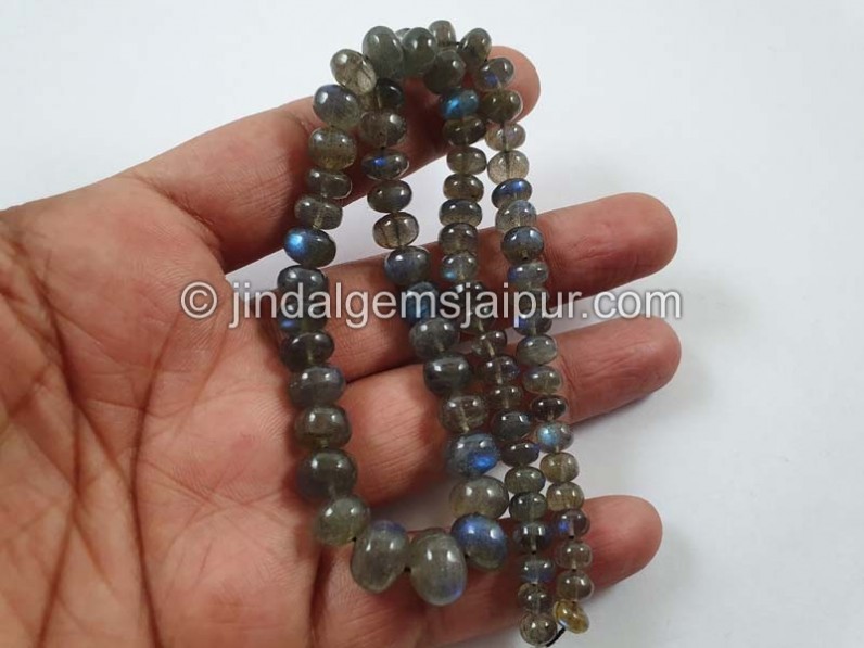 Labradorite Far Smooth Roundelle Beads