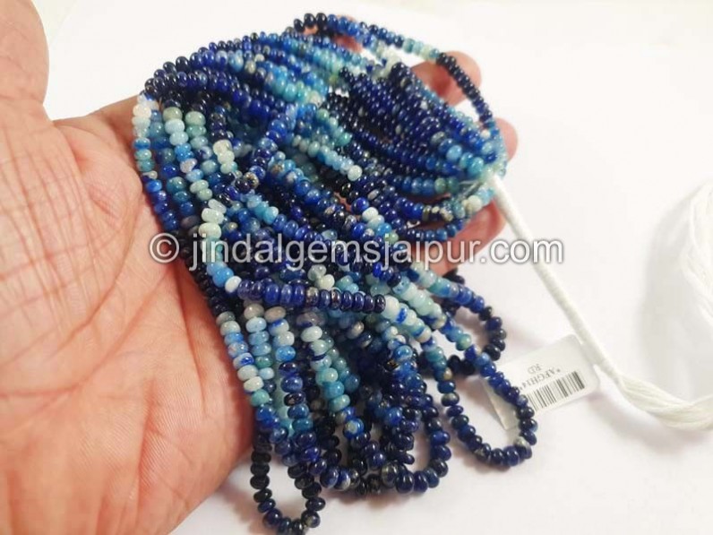 Afghanite Smooth Roundelle Shape Beads