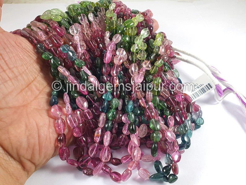 Tourmaline Smooth Nuggets Shape Medium Beads