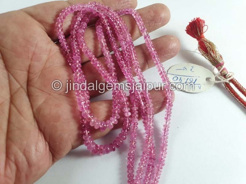 Ruby Smooth Roundelle Beads