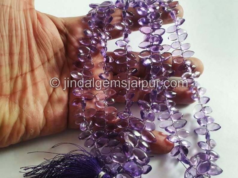 Amethyst Smooth Marquise Beads