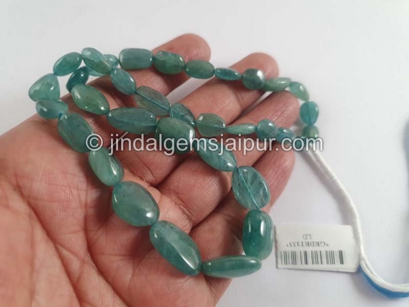 Grandidierite Smooth Nugget Beads