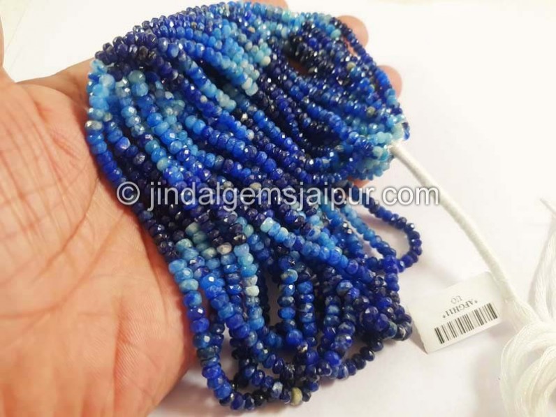 Afghanite Faceted Roundelle Shape Beads