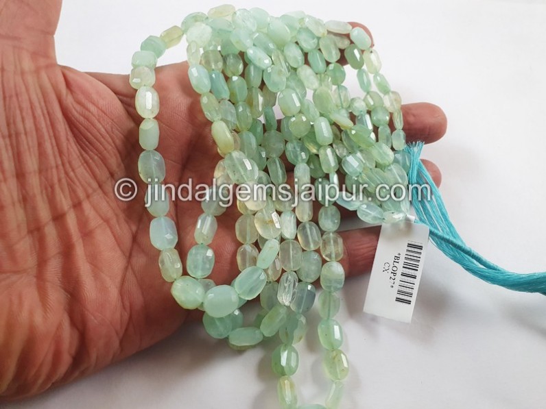Blue Opal Shaded Faceted Nugget Beads