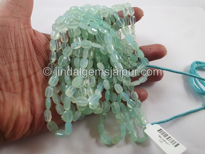 Blue Opal Faceted Nugget Beads
