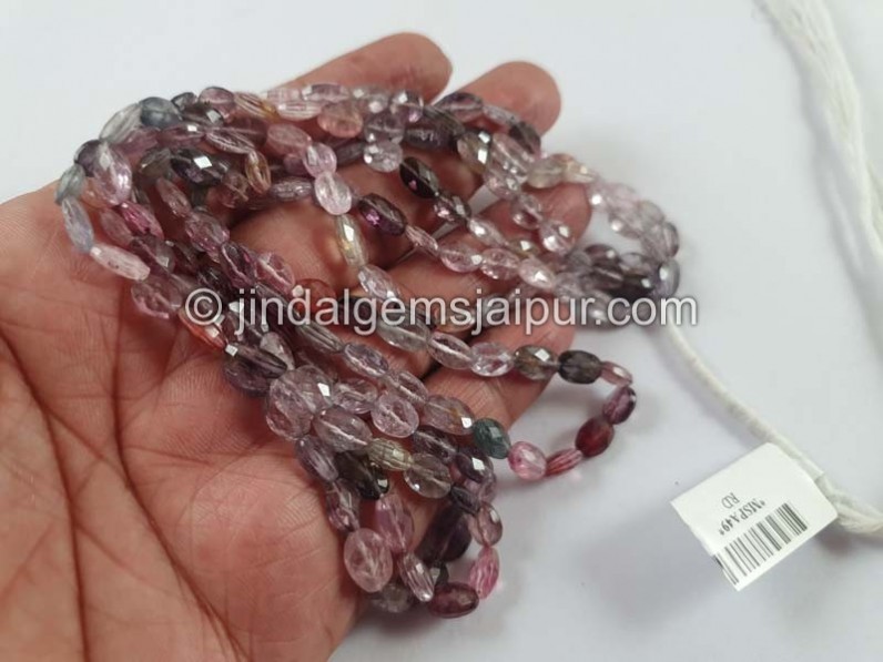 Multi Spinal Faceted Oval Beads