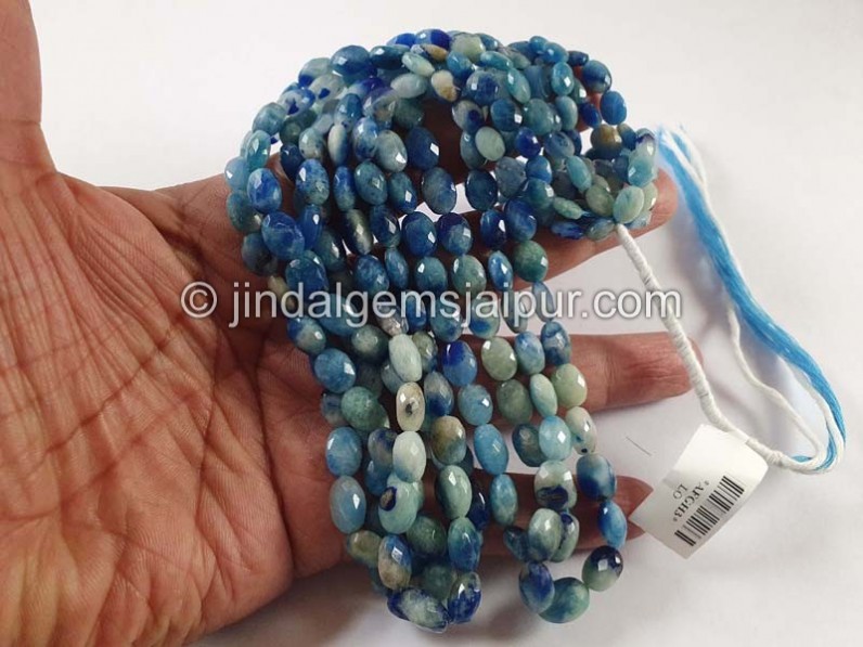 Afghanite Faceted Oval Beads