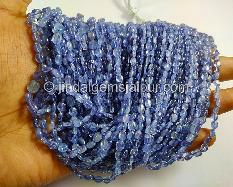 Tanzanite Smooth Oval Shape Beads