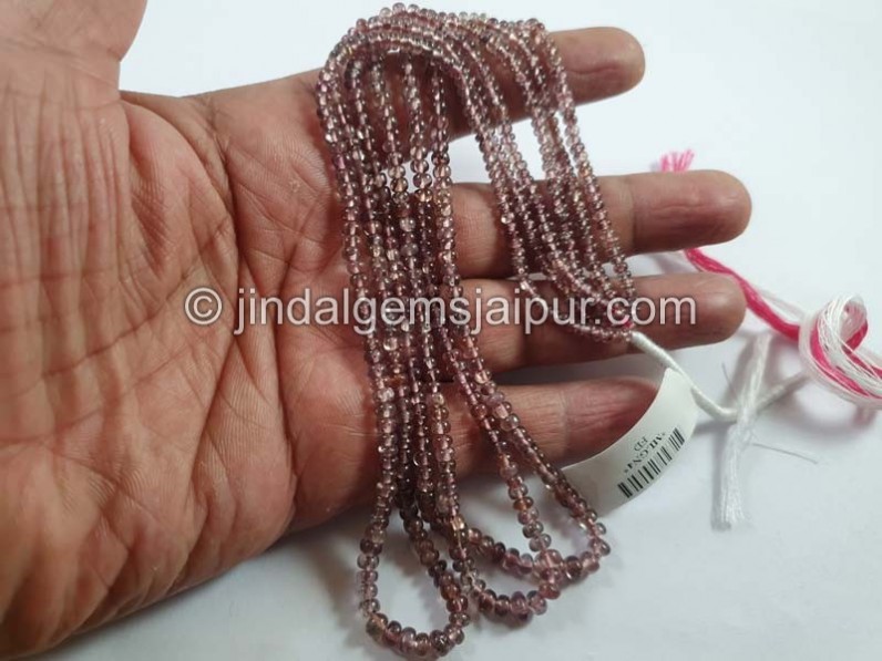 Malaya Garnet Smooth Roundelle Beads