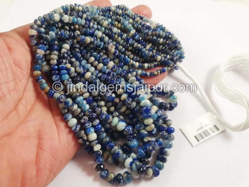 Afghanite Smooth Roundelle Shape Beads