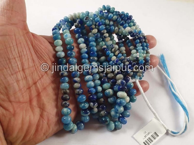 Afghanite Smooth Roundelle Beads