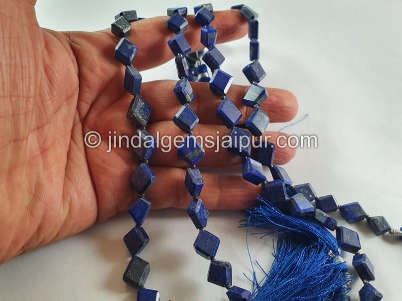 Lapis Faceted Fancy Nugget Beads