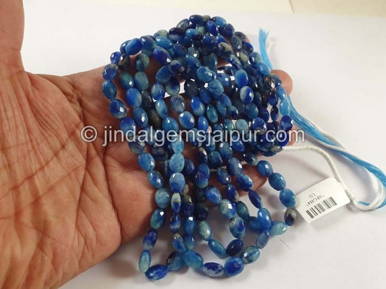 Afghanite Faceted Oval Beads