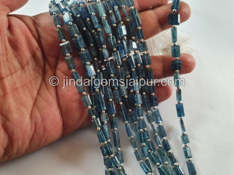 Indigo Kyanite Cut Baguette Beads