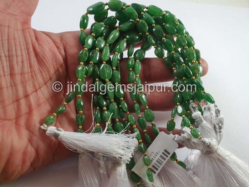 Tsavorite Smooth Nugget Beads