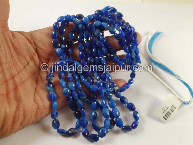 Afghanite Faceted Oval Beads