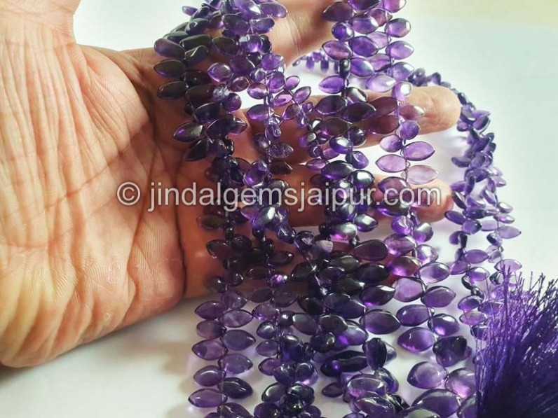 Amethyst Smooth Marquise Beads