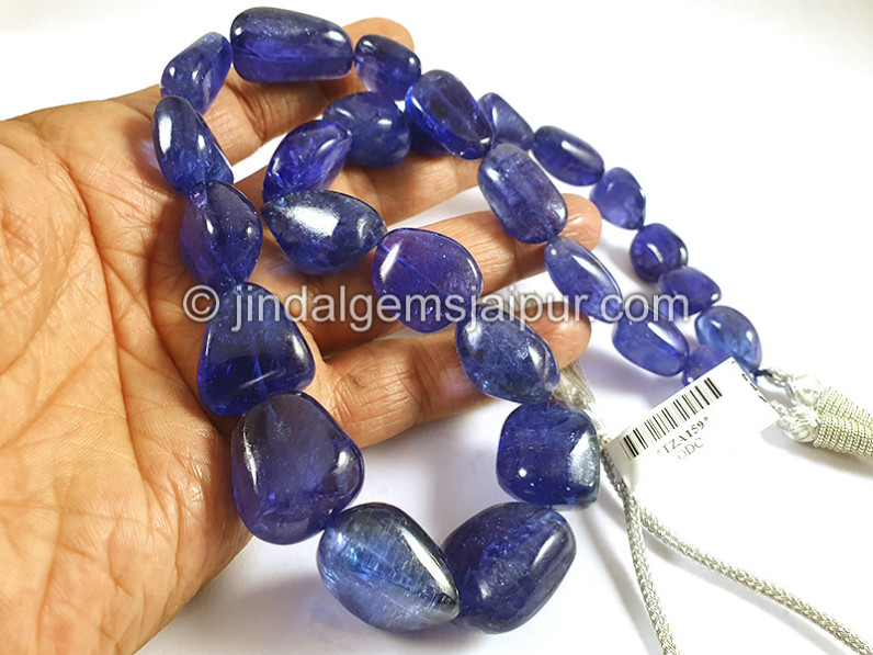 Tanzanite Smooth Nuggets Shape Big Beads