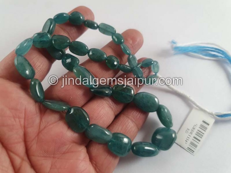 Grandidierite Smooth Nugget Beads